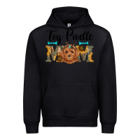 Black western toy poodle mom Urban Hoodie - RanaPortraitStore