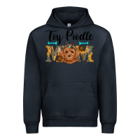 Navy western toy poodle mom Urban Hoodie - RanaPortraitStore