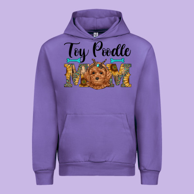 Western Toy Poodle Mom Urban Hoodie Designed By Ranaportraitstore