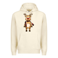Sandshell cute reindeer Premium Hoodie - RanaPortraitStore