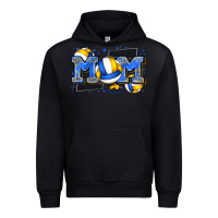 Black mom volleyball Urban Hoodie - Zillion Design Studio