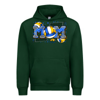 Forest Green mom volleyball Urban Hoodie - Zillion Design Studio