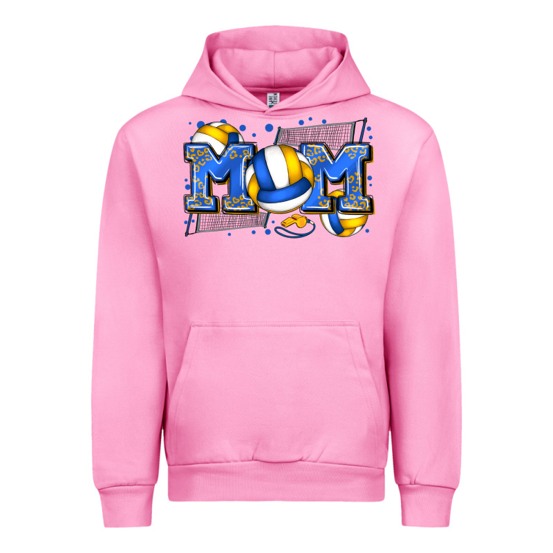 Mom Volleyball Urban Hoodie by Zillion Design Studio | Teevron