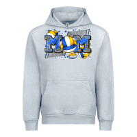 Heather Grey mom volleyball Urban Hoodie - Zillion Design Studio