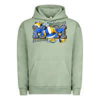 Pigment Oil Green mom volleyball Urban Hoodie - Zillion Design Studio