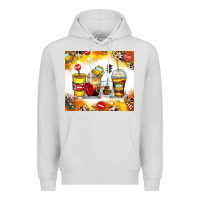 Dove Grey bus driver coffee cups Premium Hoodie - Zillion Design Studio