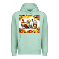 Seafoam bus driver coffee cups Premium Hoodie - Zillion Design Studio