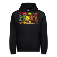 Black mom softball Urban Hoodie - Zillion Design Studio