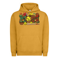 Pigment Peanut Butter mom softball Urban Hoodie - Zillion Design Studio