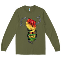 Army Green free ish since 1865 Long Sleeve Tee - BarkalooDesign