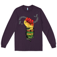 Plum free ish since 1865 Long Sleeve Tee - BarkalooDesign