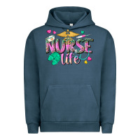 Pigment Midnight Navy nurse life Urban Hoodie - texasbilliewilder