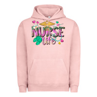 Pigment Salmon nurse life Urban Hoodie - texasbilliewilder