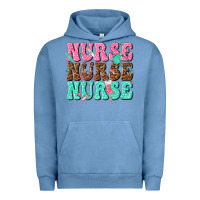 Pigment Pebble Blue nurse nurse nurse Urban Hoodie - texasbilliewilder