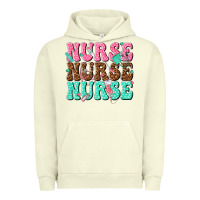Pigment Pistachio nurse nurse nurse Urban Hoodie - texasbilliewilder