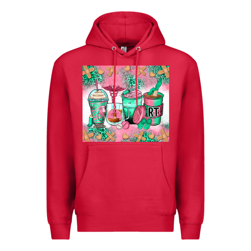 Respiratory Therapist Coffee Cups Premium Hoodie by Zillion Design Studio | Teevron