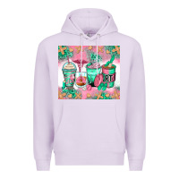 Lilac respiratory therapist coffee cups Premium Hoodie - Zillion Design Studio