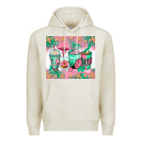 Oatmeal Heather respiratory therapist coffee cups Premium Hoodie - Zillion Design Studio