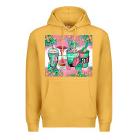 Mustard respiratory therapist coffee cups Premium Hoodie - Zillion Design Studio