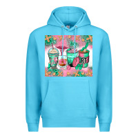 Ocean Blue respiratory therapist coffee cups Premium Hoodie - Zillion Design Studio