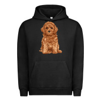 Pigment Black toy poodle Urban Hoodie - RanaPortraitStore