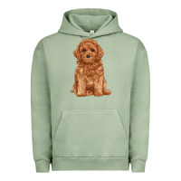 Pigment Oil Green toy poodle Urban Hoodie - RanaPortraitStore