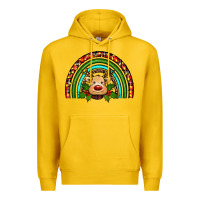 Lemon reindeer rainbow christmas Premium Hoodie - RanaPortraitStore