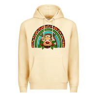 Pina Colada reindeer rainbow christmas Premium Hoodie - RanaPortraitStore