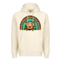 Sandshell reindeer rainbow christmas Premium Hoodie - RanaPortraitStore