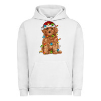 Pigment Lunar Rock toy poodle with christmas lights Urban Hoodie - RanaPortraitStore