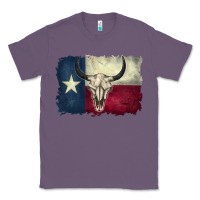 Lavender texas flag Classic Tee - BarkalooDesign