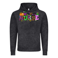 Vintage Black halloween nurse Vintage Hoodie - AdoDesignShop
