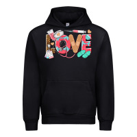 Black nurse love Urban Hoodie - texasbilliewilder