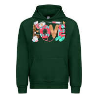 Forest Green nurse love Urban Hoodie - texasbilliewilder