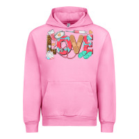 Fuchsia Pink nurse love Urban Hoodie - texasbilliewilder