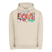 Pigment French Oak nurse love Urban Hoodie - texasbilliewilder