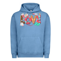 Pigment Pebble Blue nurse love Urban Hoodie - texasbilliewilder