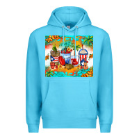 Ocean Blue puerto rico coffee cups Premium Hoodie - Zillion Design Studio