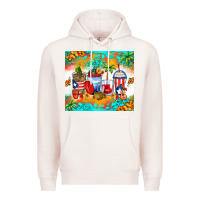 Pale Pink puerto rico coffee cups Premium Hoodie - Zillion Design Studio