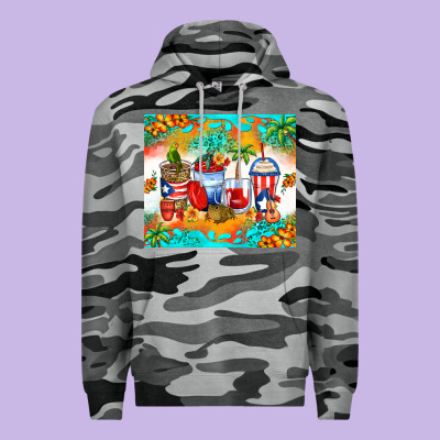 Puerto Rico Coffee Cups Premium Hoodie Designed By Zillion Design Studio