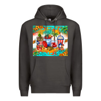 Smoke puerto rico coffee cups Premium Hoodie - Zillion Design Studio