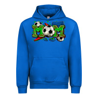 Cobalt mom soccer Urban Hoodie - Zillion Design Studio