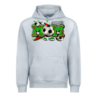 Heather Grey mom soccer Urban Hoodie - Zillion Design Studio