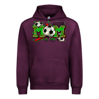 Mauve Wine mom soccer Urban Hoodie - Zillion Design Studio
