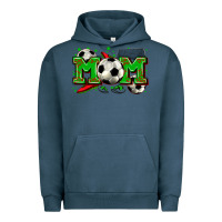 Pigment Midnight Navy mom soccer Urban Hoodie - Zillion Design Studio