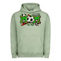 Pigment Oil Green mom soccer Urban Hoodie - Zillion Design Studio