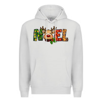 Dove Grey reindeer noel christmas Premium Hoodie - RanaPortraitStore