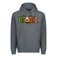 Rock reindeer noel christmas Premium Hoodie - RanaPortraitStore
