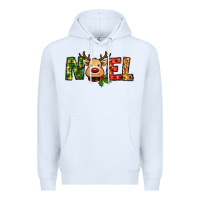 White reindeer noel christmas Premium Hoodie - RanaPortraitStore