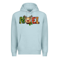 Blue Mist reindeer noel christmas Premium Hoodie - RanaPortraitStore